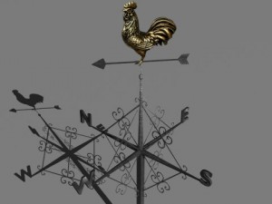 weathercock Modèle 3D