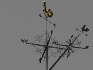 weathercock Modèle 3D