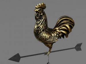 weathercock Modèle 3D