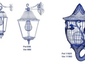 3 lanterns 3D 模型