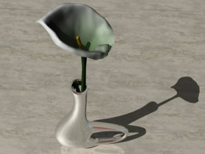 calla lily Modelo 3D