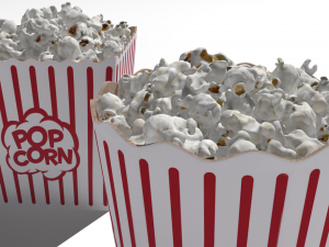 popcorn buckets 3D Model