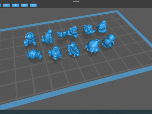 popcorn buckets 3D Model