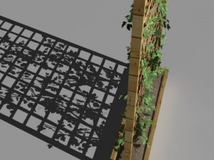 2 ivy trellis walls 3D Модель