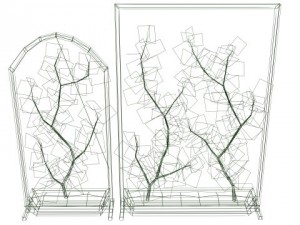 2 ivy trellis walls 3D Модель