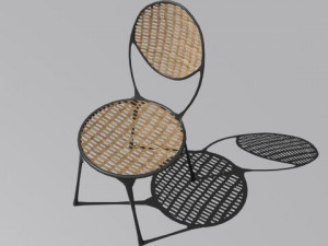 cafe  restaurant table collection 3D Model
