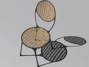 cafe  restaurant table collection 3D Model
