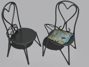 cafe  restaurant table collection 3D Model