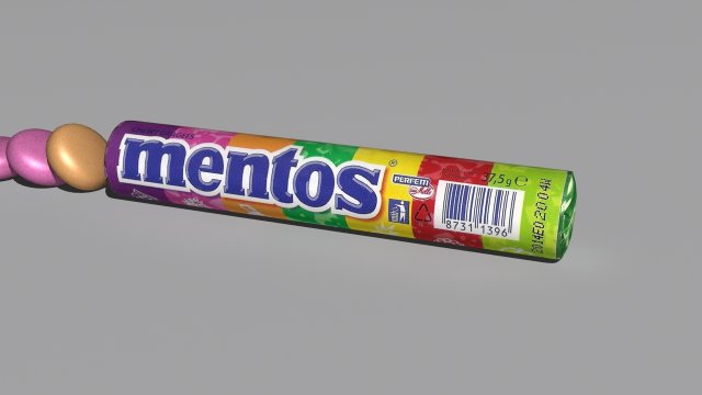mentos Model 3D .c4d .max .obj .3ds .fbx .stl .blend