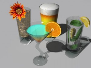 drinks 3D Model