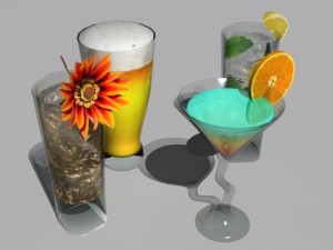 drinks Modelo 3D