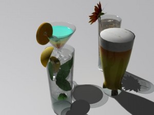 drinks Modelo 3D