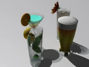 drinks 3D Model