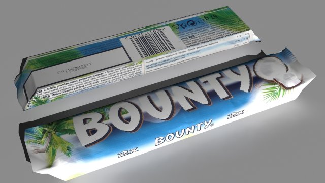 bounty bar 3D-Modell .c4d .max .obj .3ds .fbx .stl .blend 