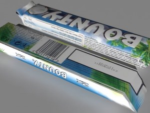 bounty bar 3D-Modell