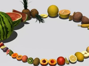 fruit collection 3D Model