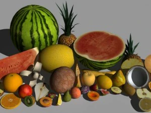 fruit collection 3D Model