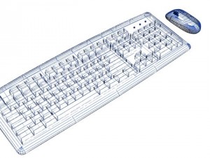keyboard  mouse 3D-Modell