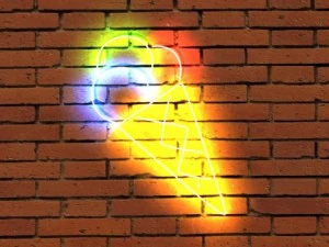 Neon signs collection 3D Model