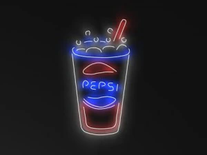 Neon signs collection 3D Model