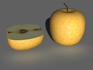 fruit and vegetables collection 3D Model