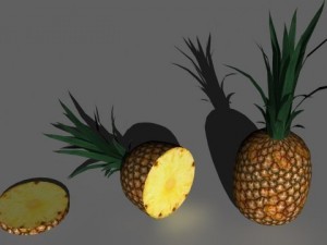 fruit and vegetables collection 3D Model