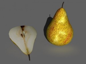 fruit and vegetables collection 3D Model