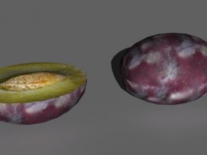 fruit and vegetables collection 3D Model