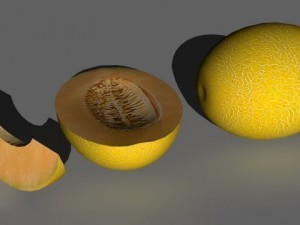 fruit and vegetables collection 3D Model