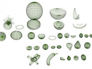 fruit and vegetables collection 3D Model