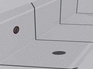 barb wire fences obsticles and warning signs Modello 3D