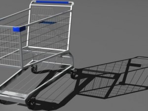 shopping cart Modèle 3D