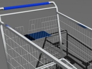 shopping cart Modèle 3D