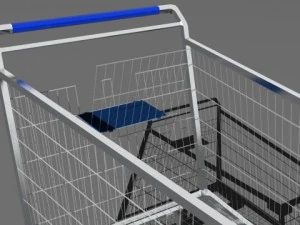 carrinho de compras Modelo 3D