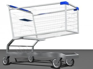 shopping cart Modèle 3D