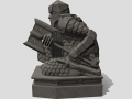 Dwarf guardian statue of erebor Model 3D