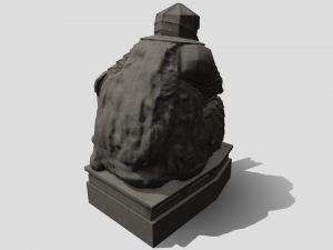 Dwarf guardian statue of erebor 3D 模型