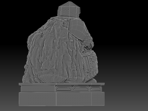 Dwarf guardian statue of erebor 3D 模型