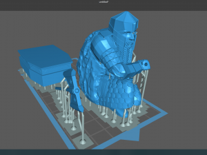 Dwarf guardian statue of erebor 3D 模型