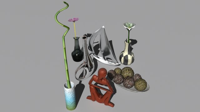 decorative items Modelo 3D .c4d .max .obj .3ds .fbx .stl .blend 