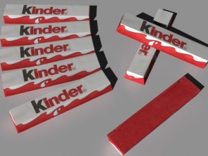 kinder chocolate 3D Модель