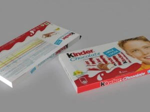 kinder chocolate 3D Model