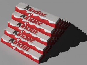 kinder chocolate 3D Модель