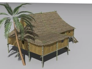 vietnam hut 3D Model