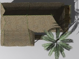 vietnam hut 3Dモデル