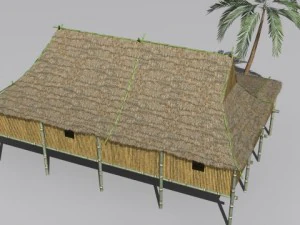 vietnam hut 3D Model
