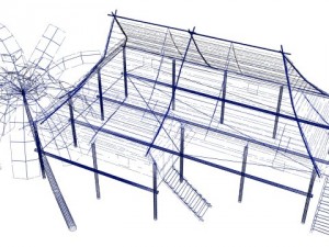vietnam hut 3Dモデル