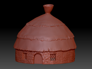 Gaul village houses vol 1 Model 3D