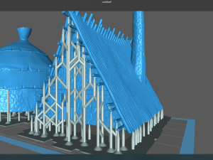 Gaul village houses vol 1 Model 3D