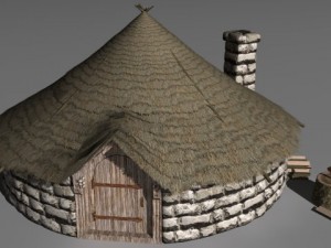 viking hut 3D Model
